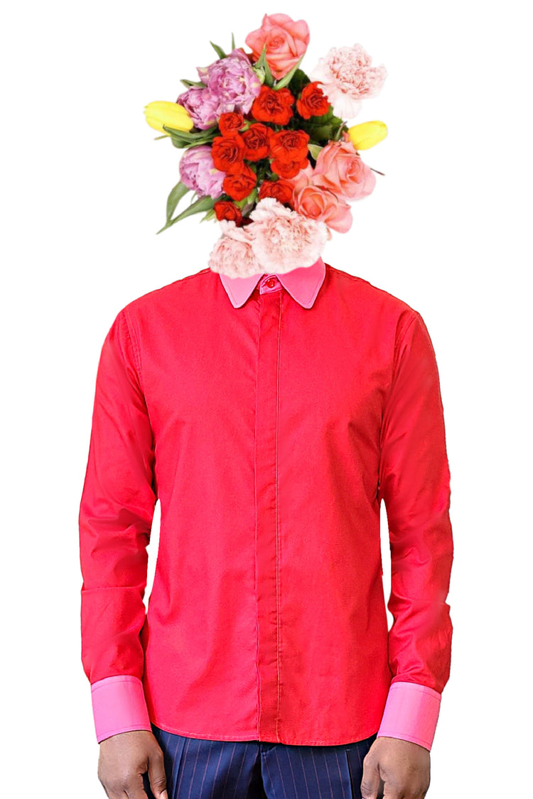 Cherry Sorbet Colorblock Shirt